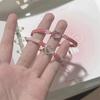 Pink Couple Bracelet Handmade Chain Bracelet Fashion Braided Hand Rope  Bestie Friendship Jewelry