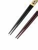 Couple Octagonal Dishwasher Designed with Paulownia Box and Thank Starting Pair Set Chopsticks, Sakura, Black, Red, Safe, Wrapping, Parents, Dad, Mom,
