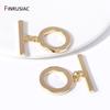 14K Gold Plated  Brass OT Clasps For DIY Jewelry Making, Big Size Toggle Clasps For Necklace Making Supplies Jewelry Findings