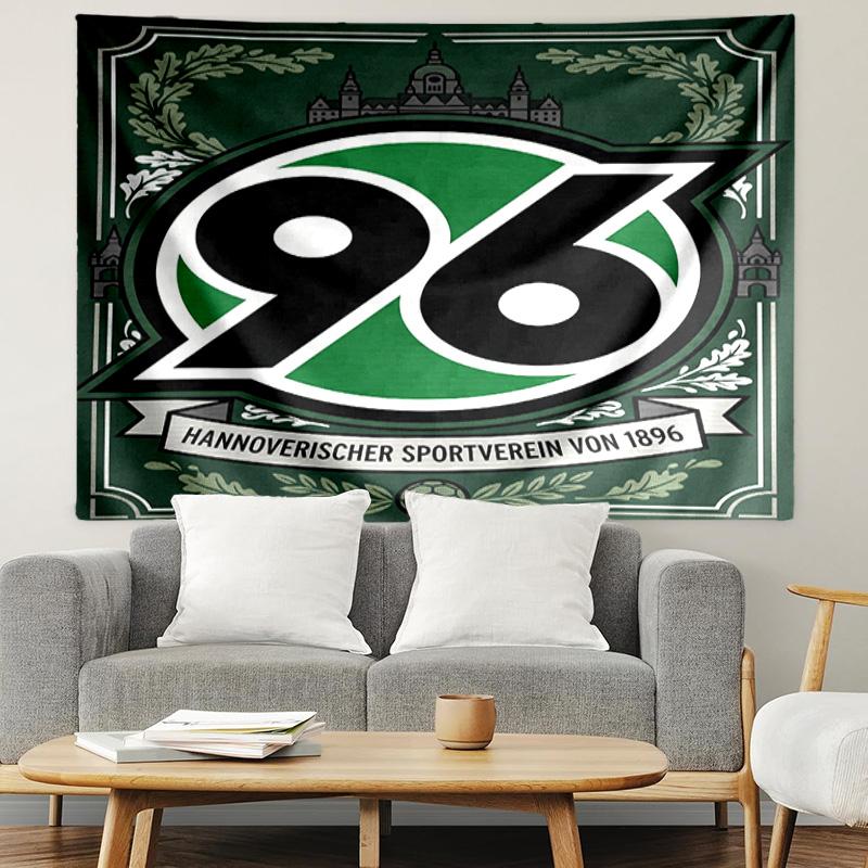 Hannover 96 Football Print Tapestry, Lightweight Wall Hanging, for Bedroom, Dorm, Living Room, Home Art Decor, Birthday Christmas Gift for Friends
