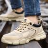 Summer Work Shoes with Protection Breathable Work Shoes with Steel Toe Safety Work Sneakers Lightweight Work Shoes for Men Gift