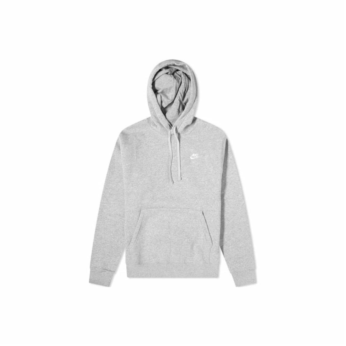 Nike hooded fleece sweatshirt unisex gray XXXL
