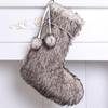 Faux Furs Holiday Hanging Sock Elegant Designs Fireplaces Mantels Decorative