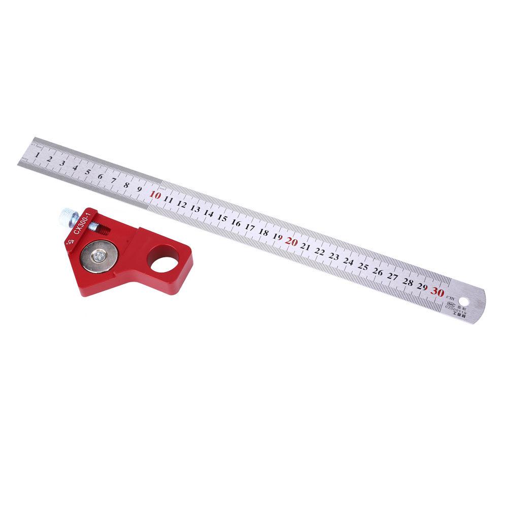 

CX3001 Woodworking Square Ruler Scriber Hardware Measuring Tool for Height Angle