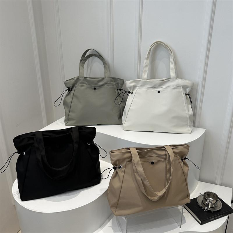 Oxford Fabric Tote Bag For Women With Large Capacity And Zipper Closure For Daily Use