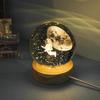 3D Ocean Jellyfish Crystal Ball Night Light - Desktop Ornament and Souvenir Gift