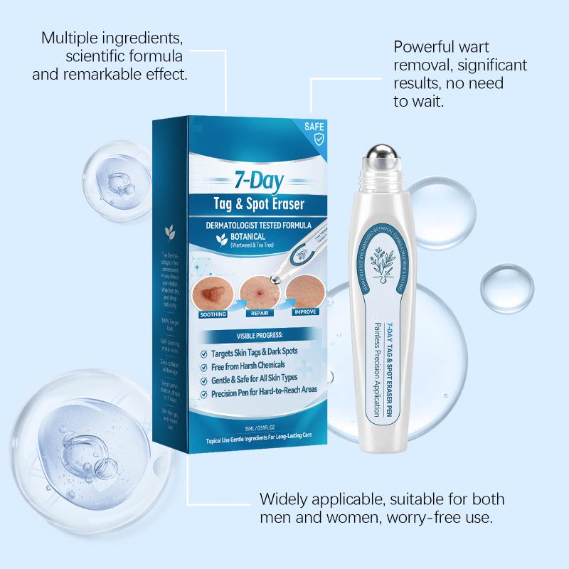 7 Day Skin Tag & Dark Spot Remover Pen Suitable for Beginners for At Home Daily Facial Skincare Use 1Pcs