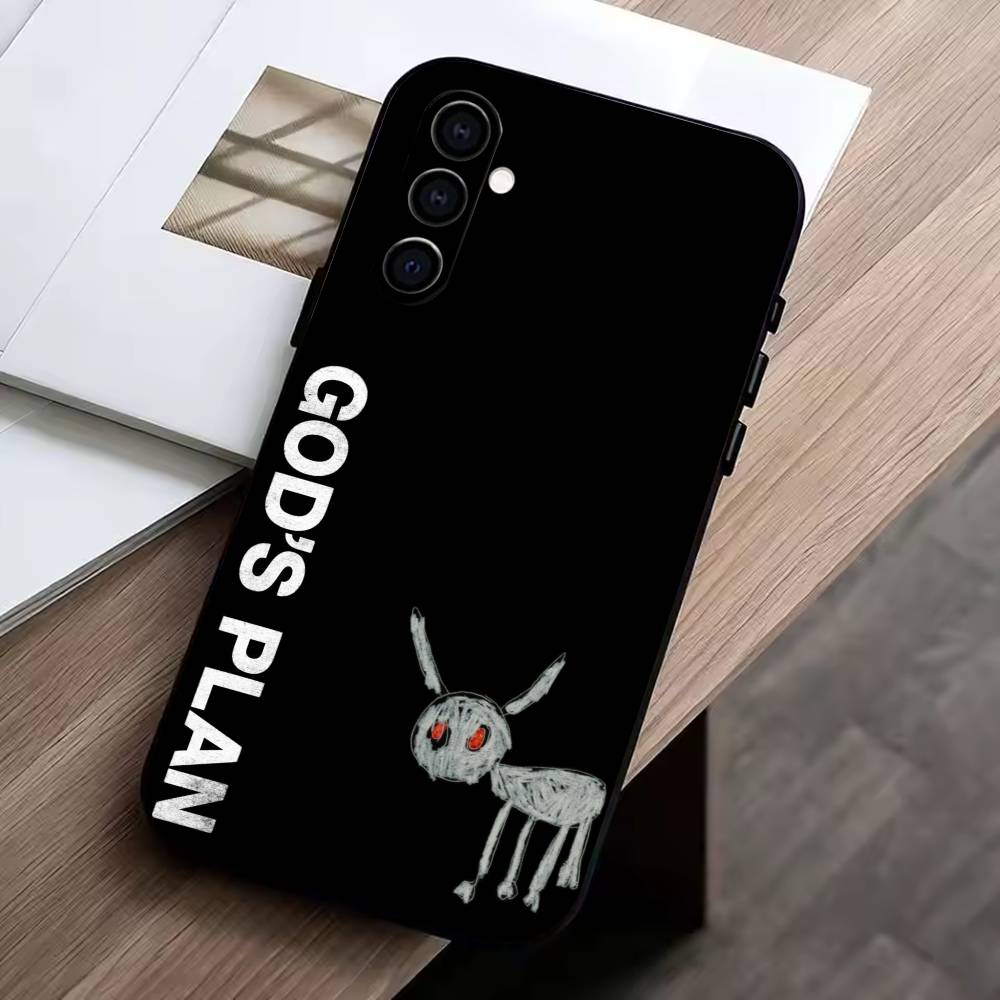 

Rapper D-Drake Phone Case Black Silicone Soft For Samsung Galaxy A73,A72,A71,A70,A53,A52,A51 Samsung a32 4g