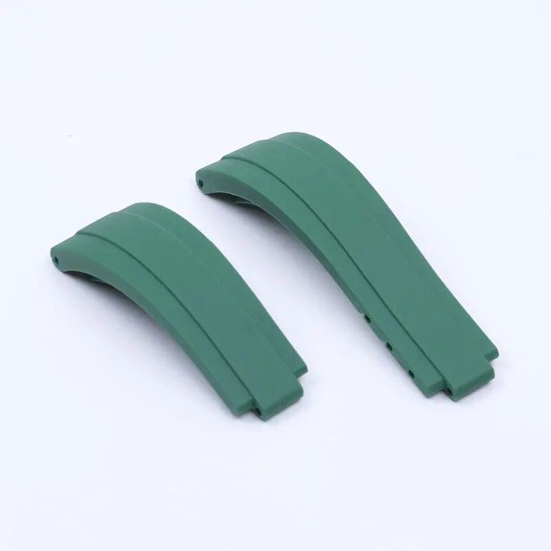 20mm nastavitelný pásek na hodinky pro pásek Rolex pro DAYTONA SUBMARINER GMT Yacht-Master OYSTERFLEX gumový pásek na hodinky Glidelock