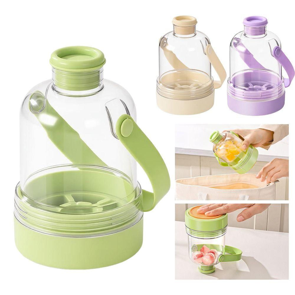 Anti-leakage Water Bottle Ice Cube Tray Water Injection Ice Cube Mold Ice Tray Mold  Summer