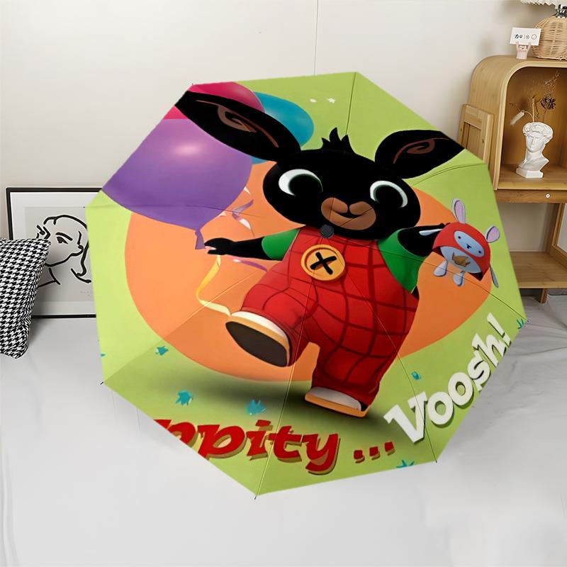 1pc Bing Bunny4 Umbrella, Sun Protection, And UV Shielding. It Has Eight Sturdy Ribs for Outdoor Use And Perfect Gift
