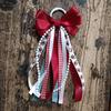 2 Pcs 2Pcs Ribbon Bow on Design Satin for Women