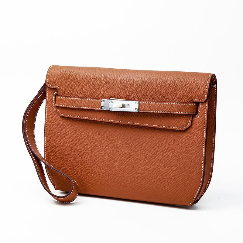 Dámská taška z pravé kůže ve vintage stylu, prémiový smysl, all-in-one, podpažní taška pro dojíždění, messenger taška, velkokapacitní taška přes rameno/křížem