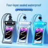 Universal Waterproof Phone Bag for Rafting and Diving with Touch Screen Access - Ideal for Takeaway Riders
