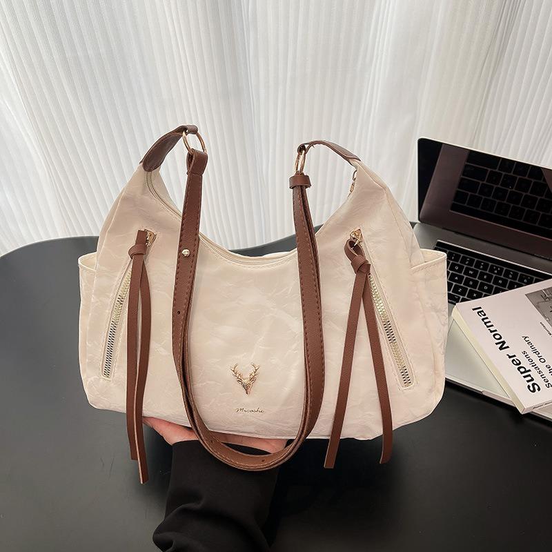 Popular textured bag women's new new product fashionable versatile shoulder to work commuting out messenger bag