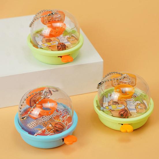 Mini Finger Basketball Shoot Game Handheld Desktop Basketball Hoop Game Machine Push Basketball Launching Toy Toddlers Party Favors