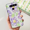 For LG V50 ThinQ 5G Case LM-V500EM Phone Cover Fashion Flower Butterfly Soft Silicone Back Cover For LG V40 V50s Thinq 5G Bumper