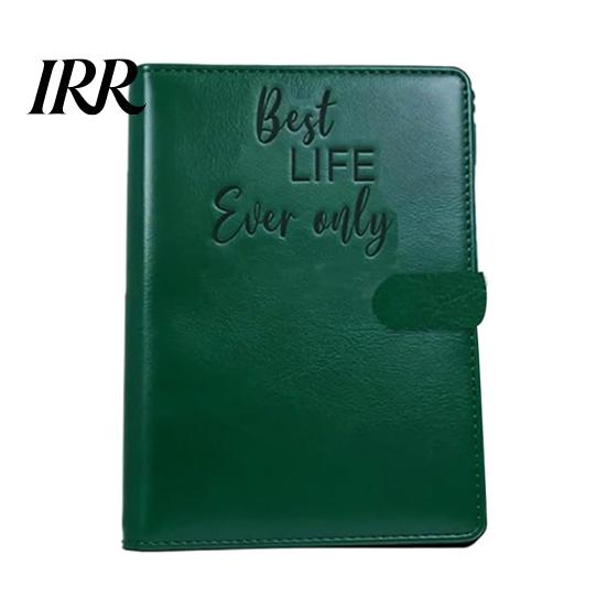 Mini Tract Holder Folder for Ministry, Faux Leather Field Small Document Service Organizer, Magnetic Closure Jehovahs Witnesses Supplies Pioneers зелёный