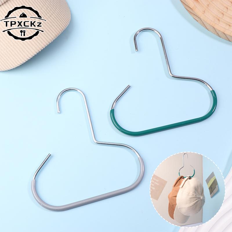 Baseball Cap Hat Rack Organizer,Portable Hat Storage Hanger, Metal & Plastic Hanging Cap Holder Suitable for Various Types Sizes