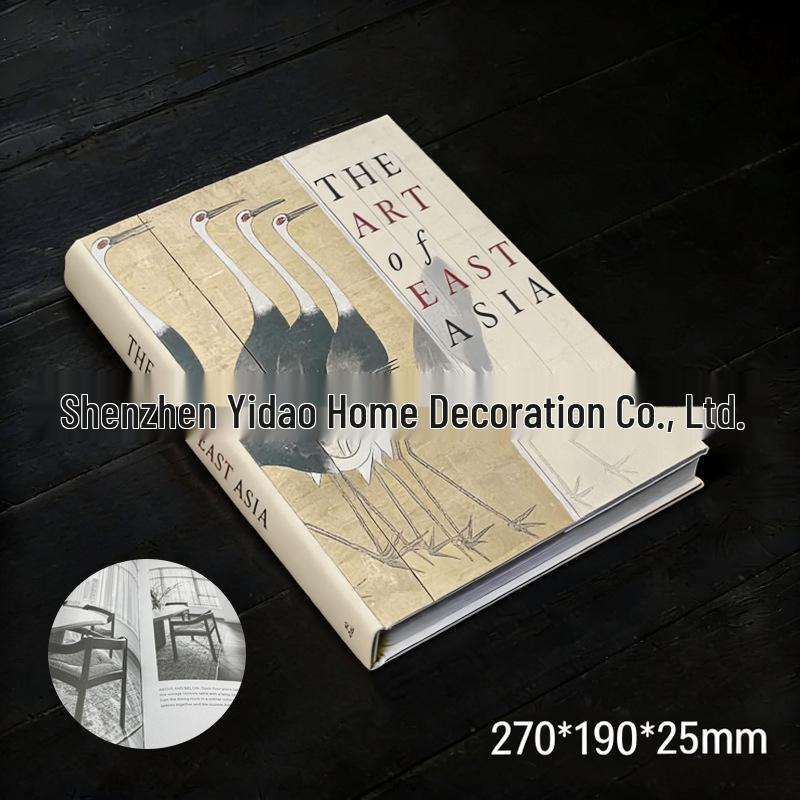 Chinese Tea Classic Hardcover: Zen Decor Prop for Office & Living Room