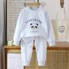 Autumn/Winter Kids' Cotton Long Underwear Set - Cute and Cozy Homewear