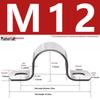 Galvanized U-Shaped Saddle Clamp for Pipes and Hoses