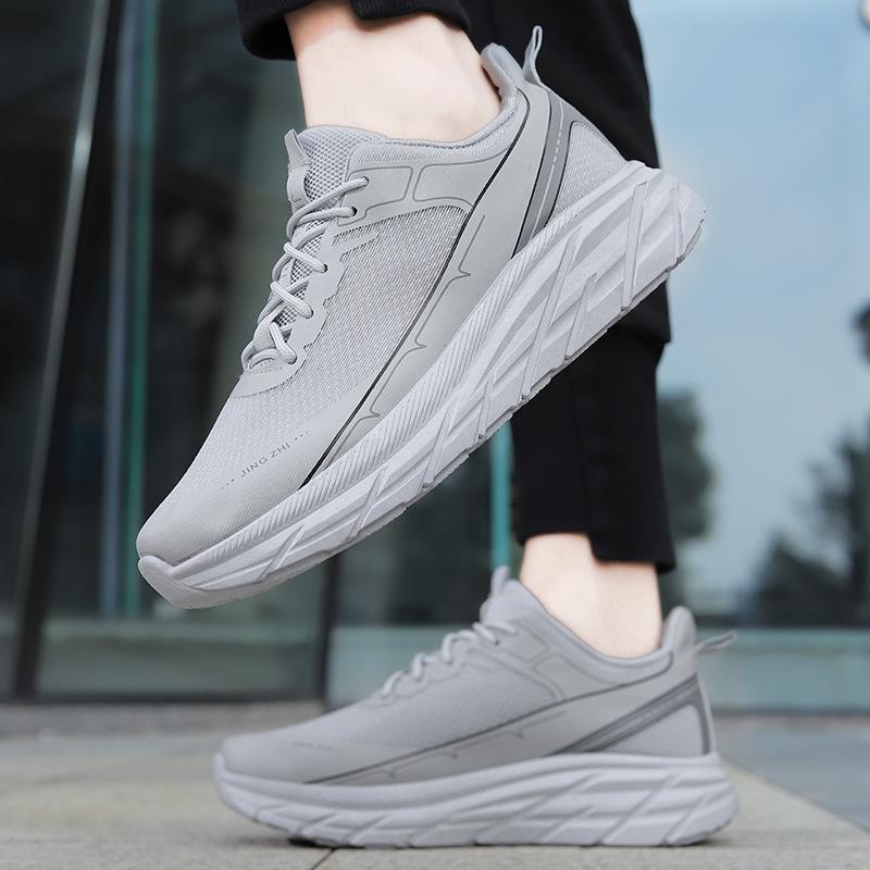 New Autumn Foreign Trade Men's Shoes Breathable Mesh Running Shoes Men's Fashion Versatile Sports Shoes Platform Casual Trendy Shoes