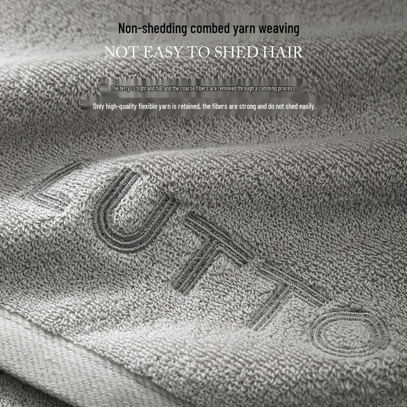 All-Cotton Class A Absorbent Bath Towel Gift Set - Thickened, Soft, Non-Shedding for Hotels.