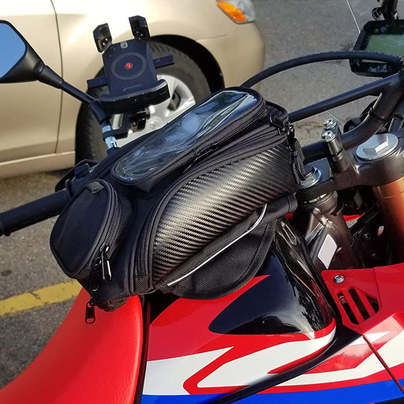 1 szt. Torba na zbiornik paliwa motocyklowego, telefon komórkowy, nawigacja, zbiornik, wielofunkcyjna torba motocyklowa, magnetyczny bagaż podręczny