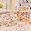 Transparent Acrylic Storage Jar for Miniature Figures and Ornaments, Large Capacity