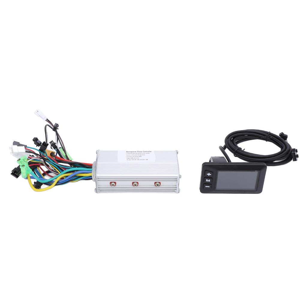 36V 48V 60V 500W 28A Sine Wave 3 Mode 5530 Brushless Controller G51 LCD Display Control Panel for