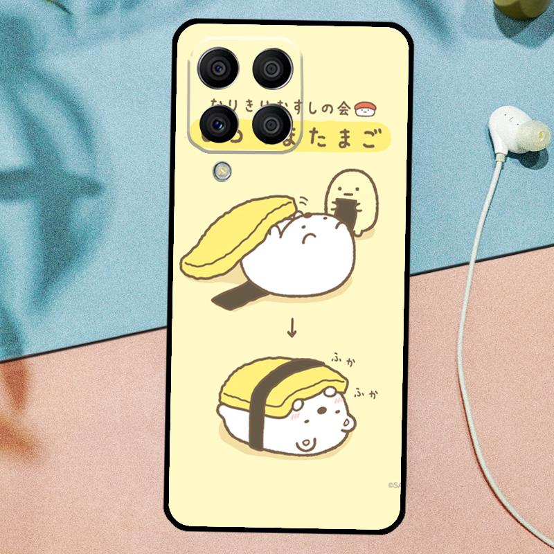 Sushi Maki Rice Kitchen Food Cute For Samsung Galaxy M21 M31 M11 M13 M33 M53 M16 M06 M12 M14 M15 M35 M55 M34 M54 M32 M52 Case