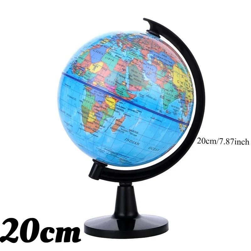 1pc World Discovery Globe Set, Interactive 360° Rotation for Geography, Engaging Learning Aid & Informative Gift Idea