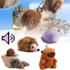 Plush Sounding Cat Toy Interactive Motion Activated Bird Hedgehog And Capybara For Cats