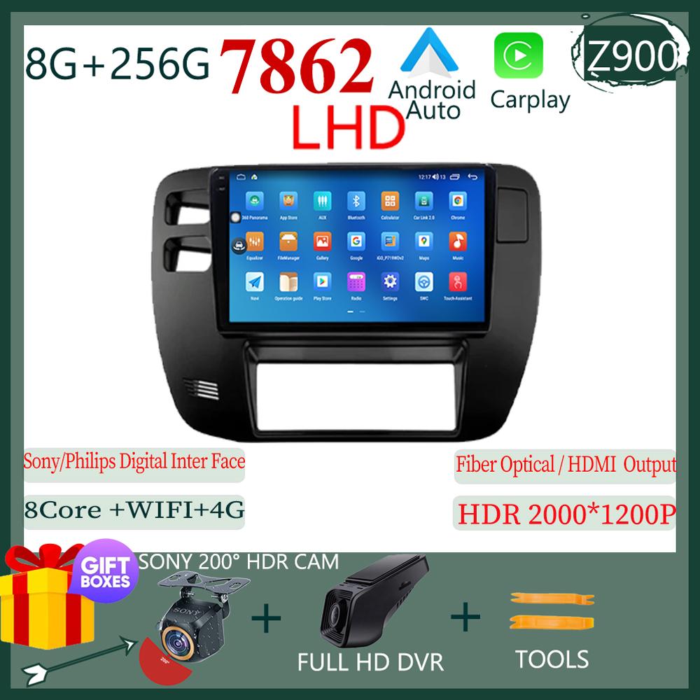 For Nissan Patrol 1997-2005 Android 14 LHD RHD Touch QLED Screen Radio Video DVD GPS GPS Bluetooth WIFI DSP 4G Carplay Stereo BT