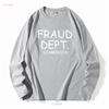 Fraud Dept Scam America T Shirt Vintage Washed Graphic Unisex Top For Everyday Wear Casual Homme Versatile Soft Breathable