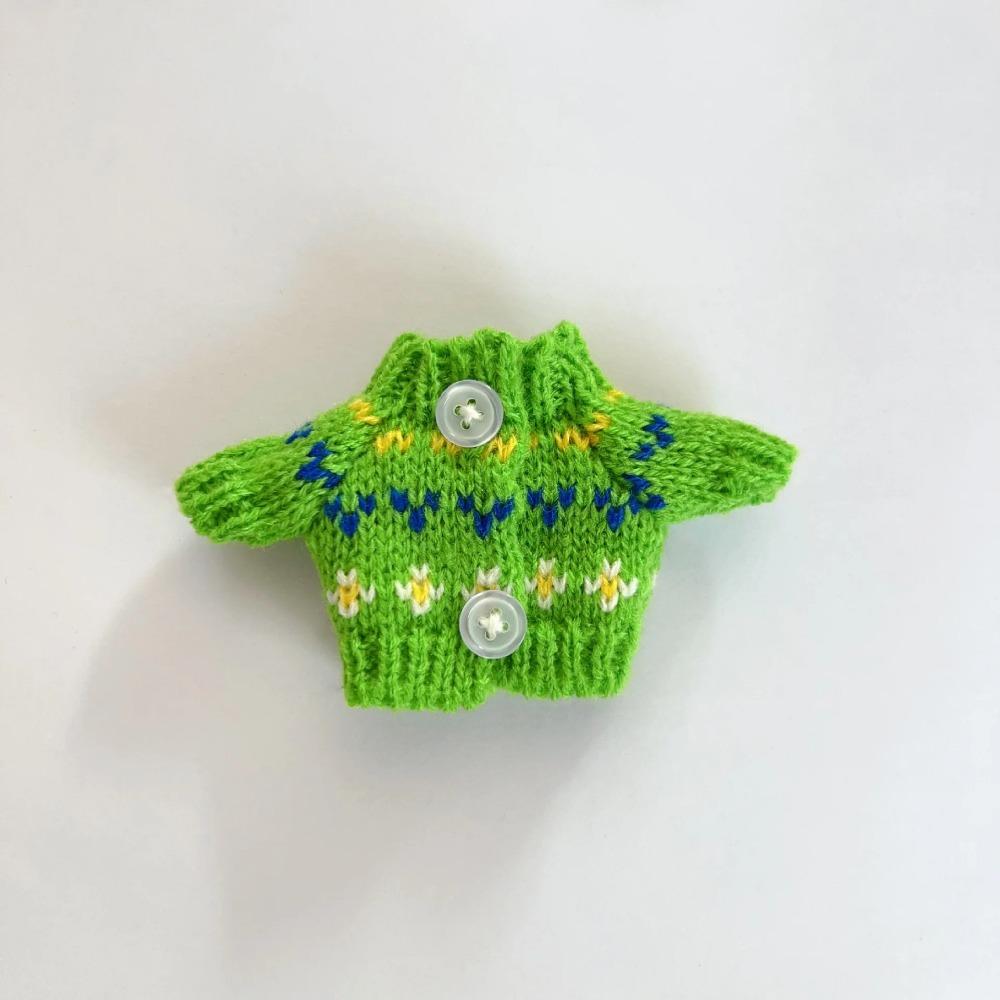 1 Stk. Heißverkauf 10cm Schulleiter Hundebekleidung Miniaturpullover für 1:8 Bjd Spielzeugpuppe Pullover Puppe Weihnachten Tragen Zubehör