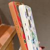 Cartoon Blumenmuster Silikon Weiche Hülle für Xiaomi 13t Poco X6 M6 Pro Redmi Note 14 13 12 11 10 Pro Stoßfest Leder Einfarbig Schlanke Hülle