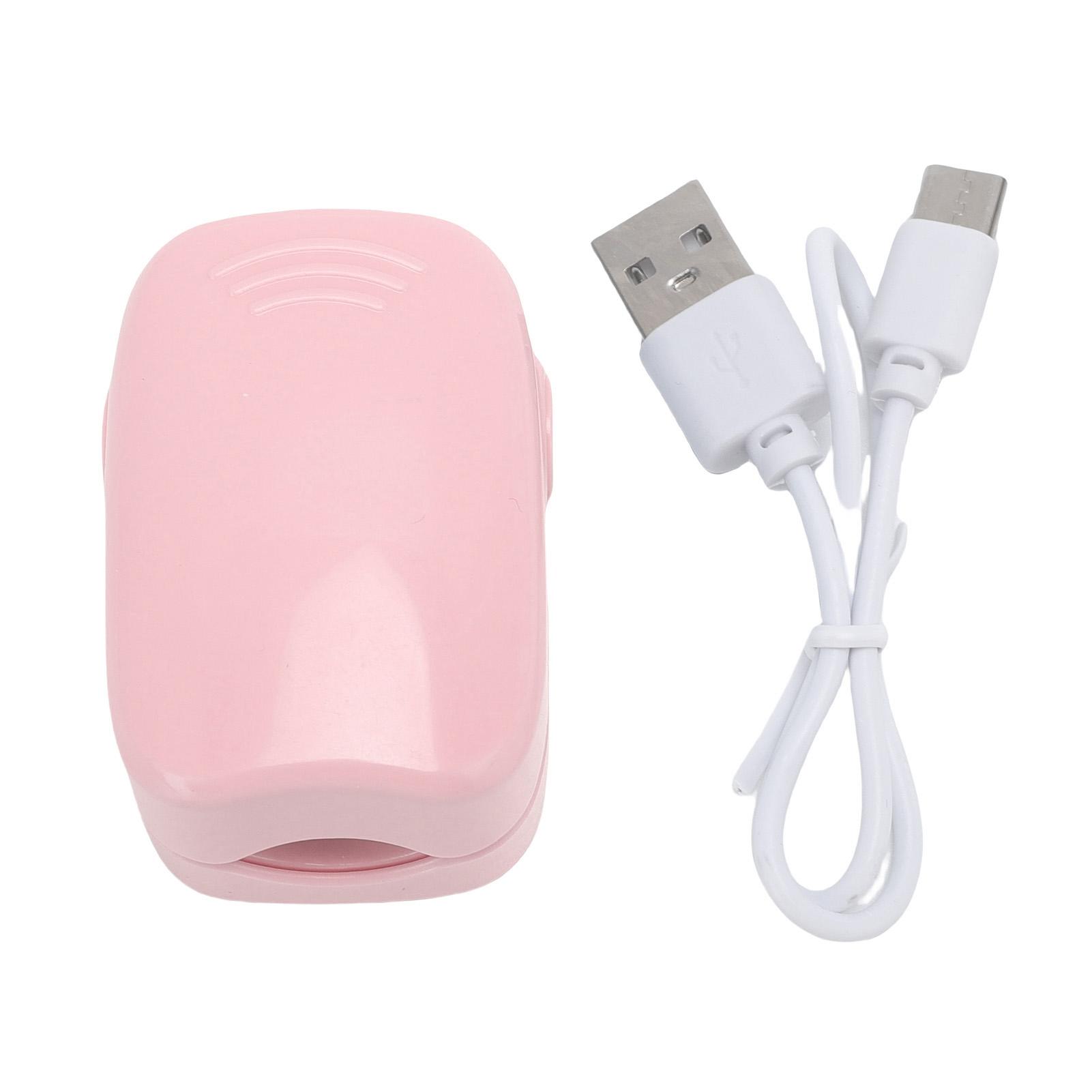 

Лампа для ремонта ногтей, портативное умное устройство для чистки ногтей, аккумулятор 400 мАч для ежедневного использования Pink