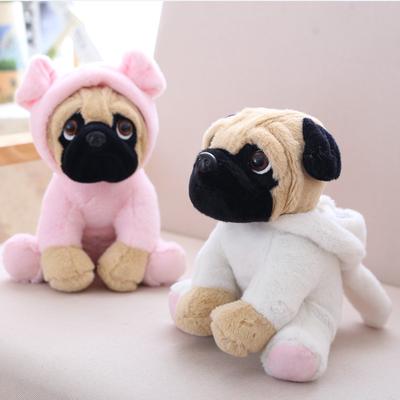 20CM Wypchane Symulowane Psy Pluszowy Sharpei Mops Uroczy Szczeniak Zwierzę Domowe Zabawka Pluszowa Zabawka Zwierzęca Prezenty Urodzinowe Świąteczne