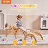 Pikler Dreieck Set 5in1 Montessori Kletterspielzeug für Kleinkinder Groß Holz