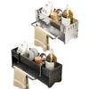 Detachable Kitchen Sink Rack Quick Dry Dishcloth Organizer Sponge Drainer Shelf  Bathroom Use