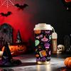 532ml Coffee Cup Halloween Magic Pumpkin Ghost Skull Bat MotifLarge Capacity Tea Cup Car Portable Cup Commuter Coffee Cup
