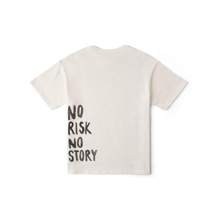 Vans Lightweight Comfortable Quick-Dry Moisture-Wicking Short Sleeve T-Shirt Unisex Tops Off-White VN000J2WFS8