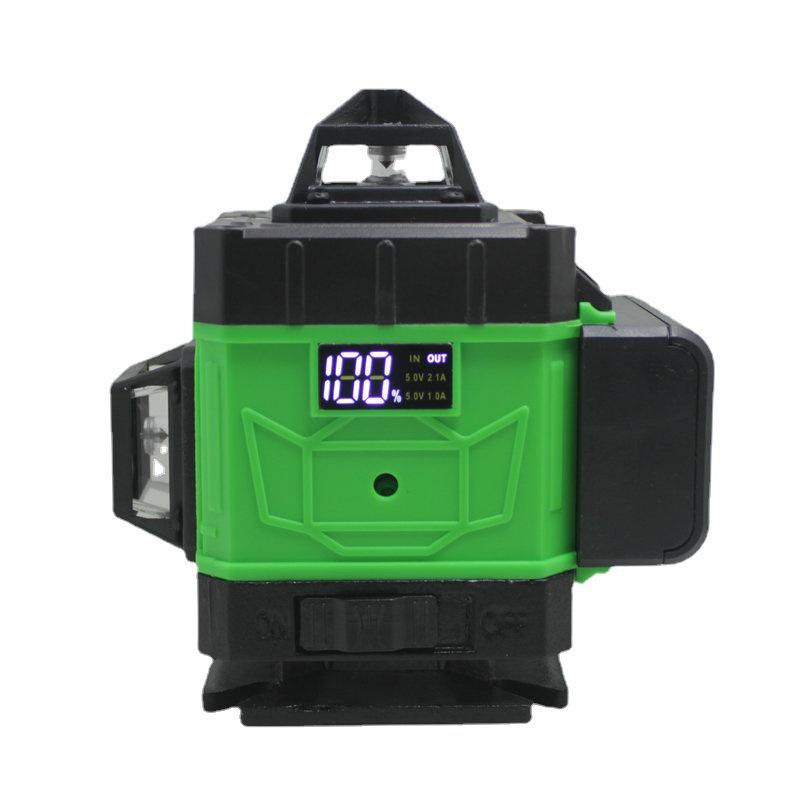 16-Line Portable Digital Laser Level for High-Precision Ground and Wall Leveling