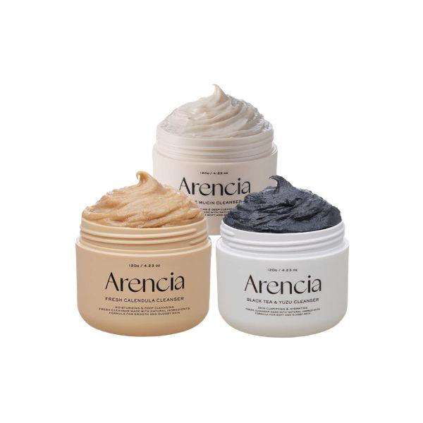 arencia Набор из 3 видов свежего мыла-мучи для умывания 120 г x 3