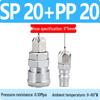 C-Type Self-Locking Air Compressor Quick Connect Hose & Pneumatic Air Gun Connector (SP20/30/40)