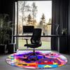 Poppy Playtime Bedruckter Runder Teppich Teppich Stuhlteppich Bereichsteppich Eingang Fußmatten, für Bürostuhl Wohnzimmer Schlafzimmer Küche.