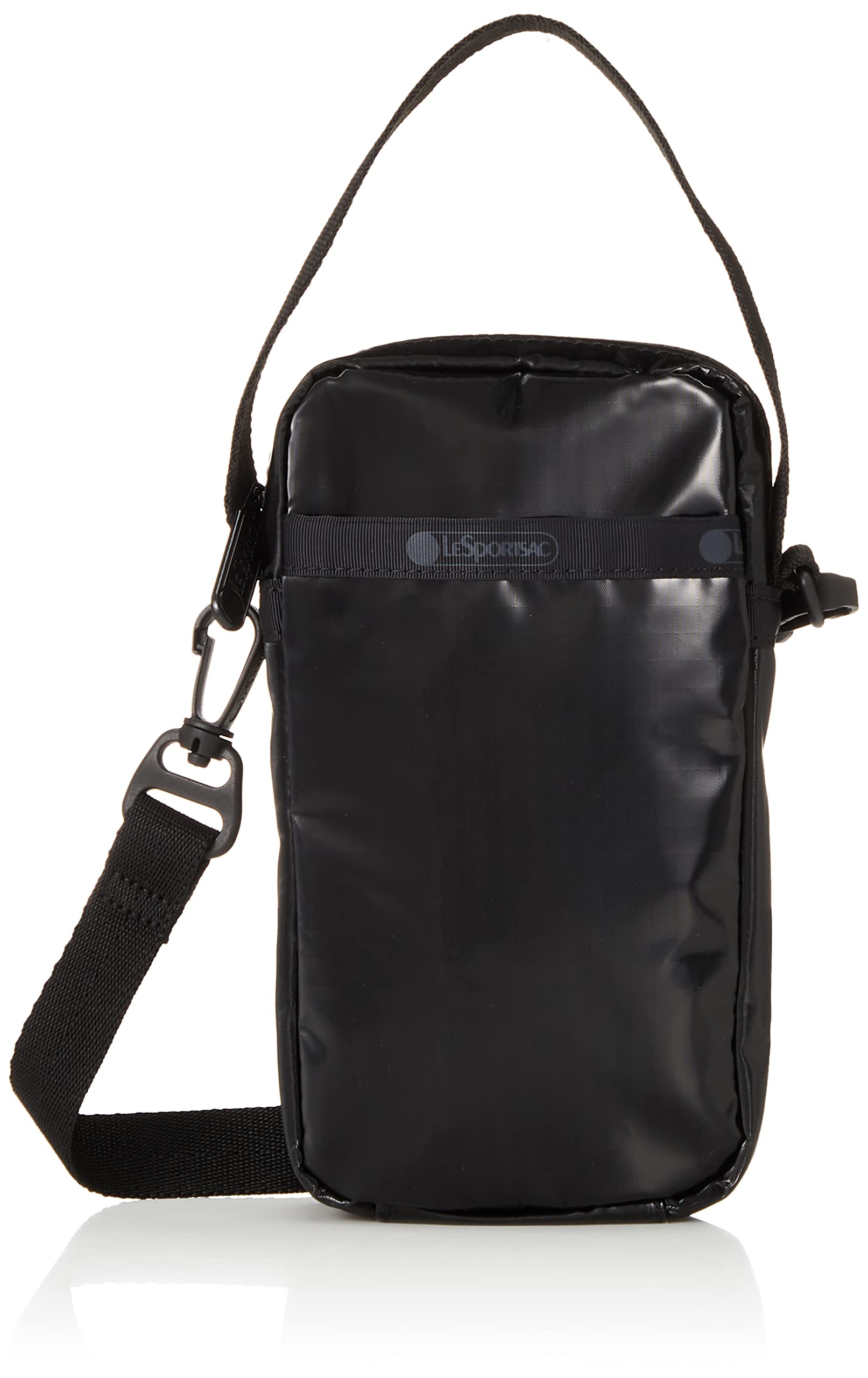 

Official Shoulder Bag MINI PHONE Black Shine [LeSportsac] CROSSBODY/3505 Women s