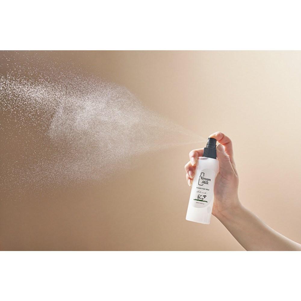 Cream milk protein hair mist white musk scent, 2 packs, 105ml